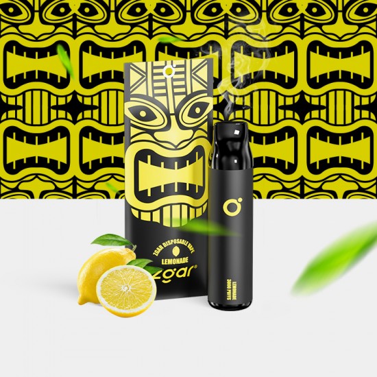 Zgar Disposable Nicotine Vapes with 3000 Puffs Capacity, 10ml Lemonade Flavor